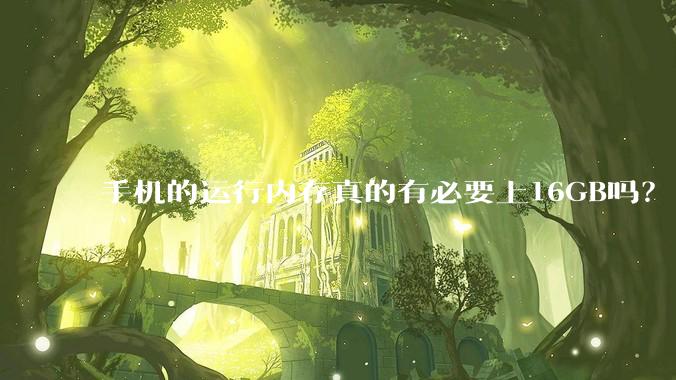 手机的运行内存真的有必要上16GB吗？