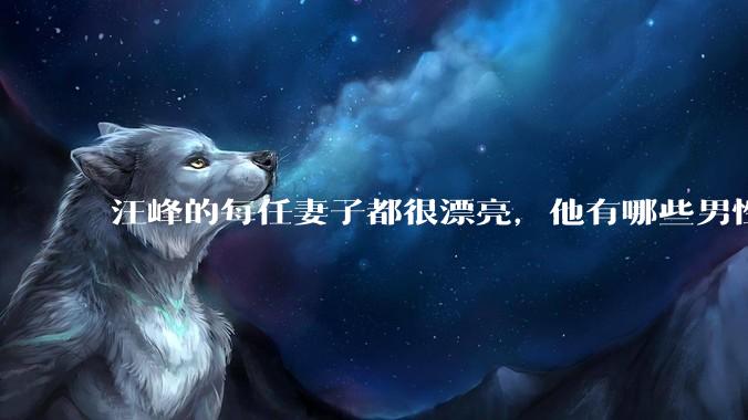 汪峰的每任妻子都很漂亮，他有哪些男性魅力？