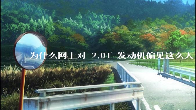 为什么网上对 2.0T 发动机偏见这么大?