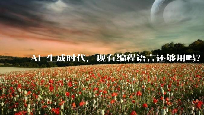 AI 生成时代，现有编程语言还够用吗？