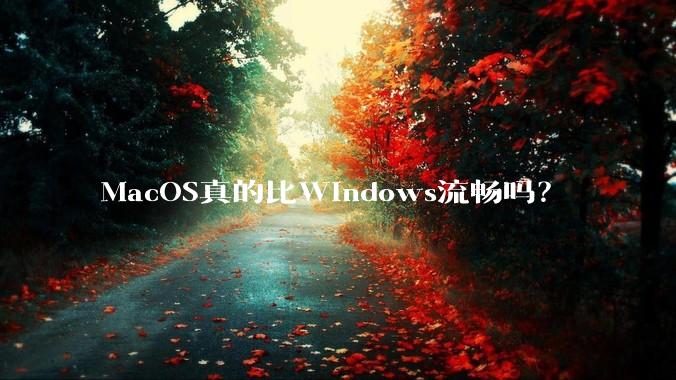 MacOS真的比Windows流畅吗？