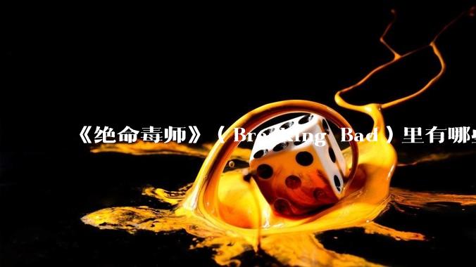 《绝命毒师》（Breaking Bad）里有哪些硬伤？