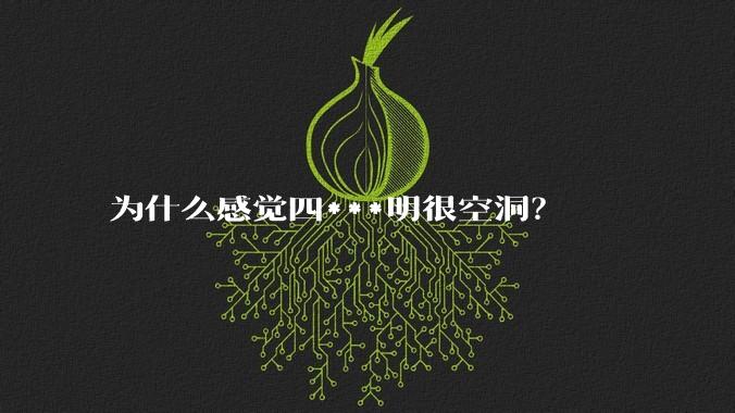 为什么感觉四***明很空洞？