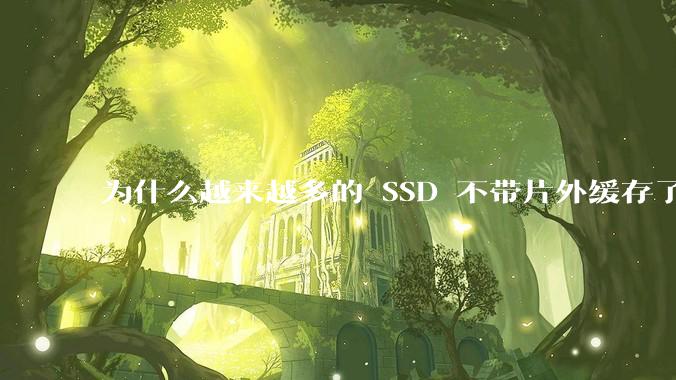 为什么越来越多的 SSD 不带片外缓存了？