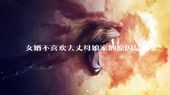女婿不喜欢去丈母娘家的原因是什么？